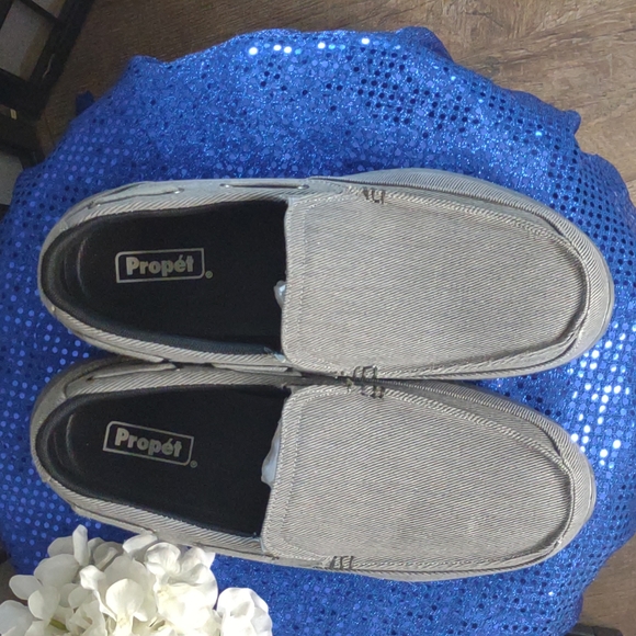 Boat shoes ⛵ gray men's NWOT - Picture 3 of 8